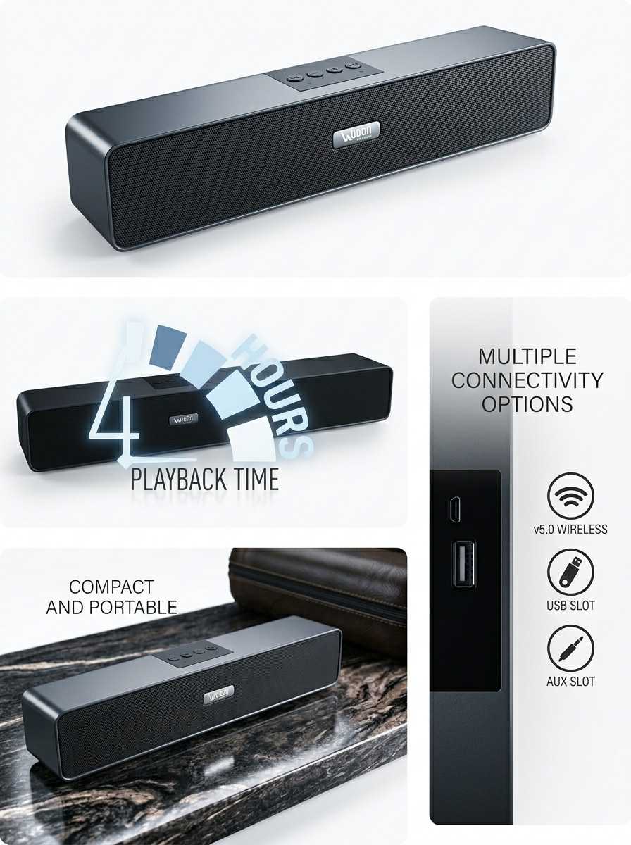 Ubon Cool Bass SP-70 Portable Speaker