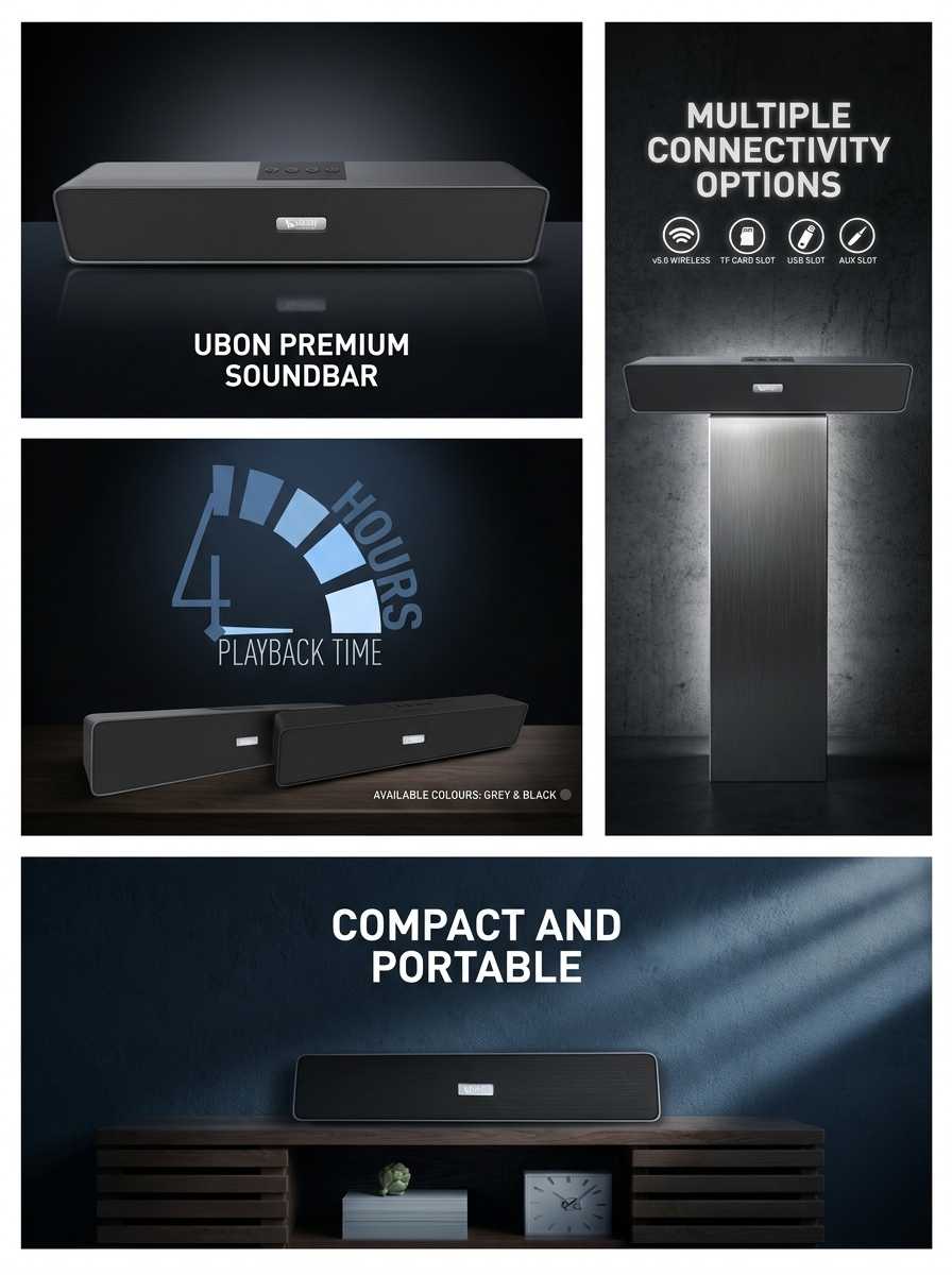 Ubon Cool Bass SP-70 Portable Speaker