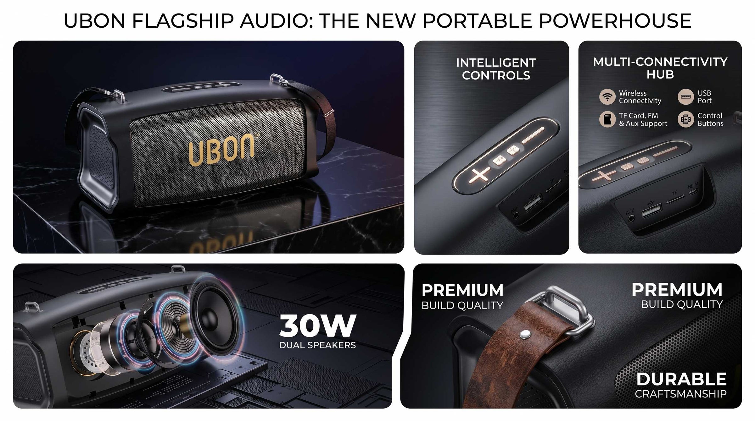 UBON SP-85 30W Party Speaker