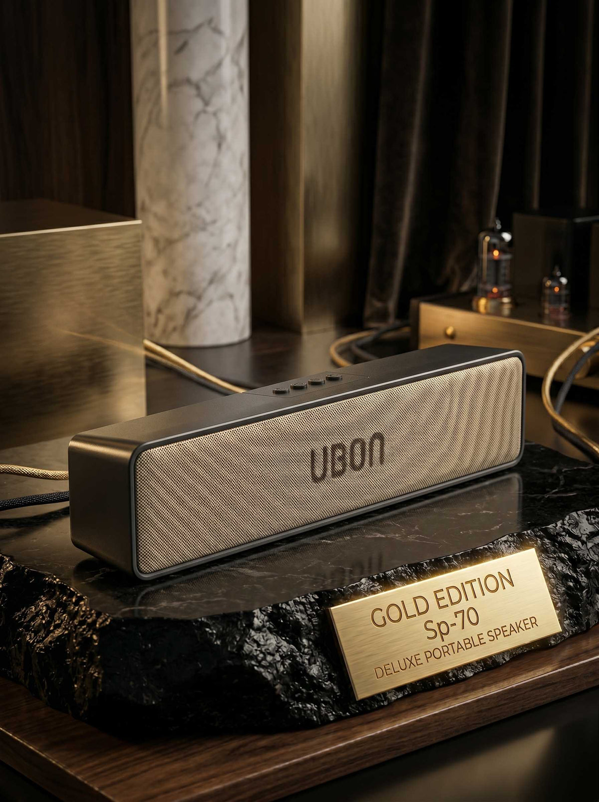 Ubon Gold Edition Sp-70 Deluxe Portable Speaker