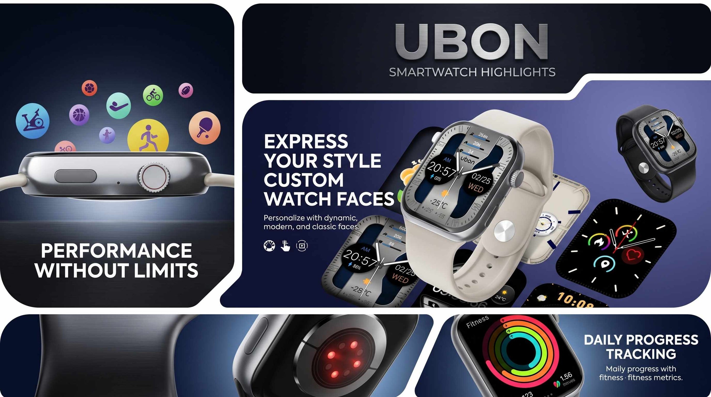 SW-151 Smart Watch | Wireless Calling, Health Tracking & Sports Modes