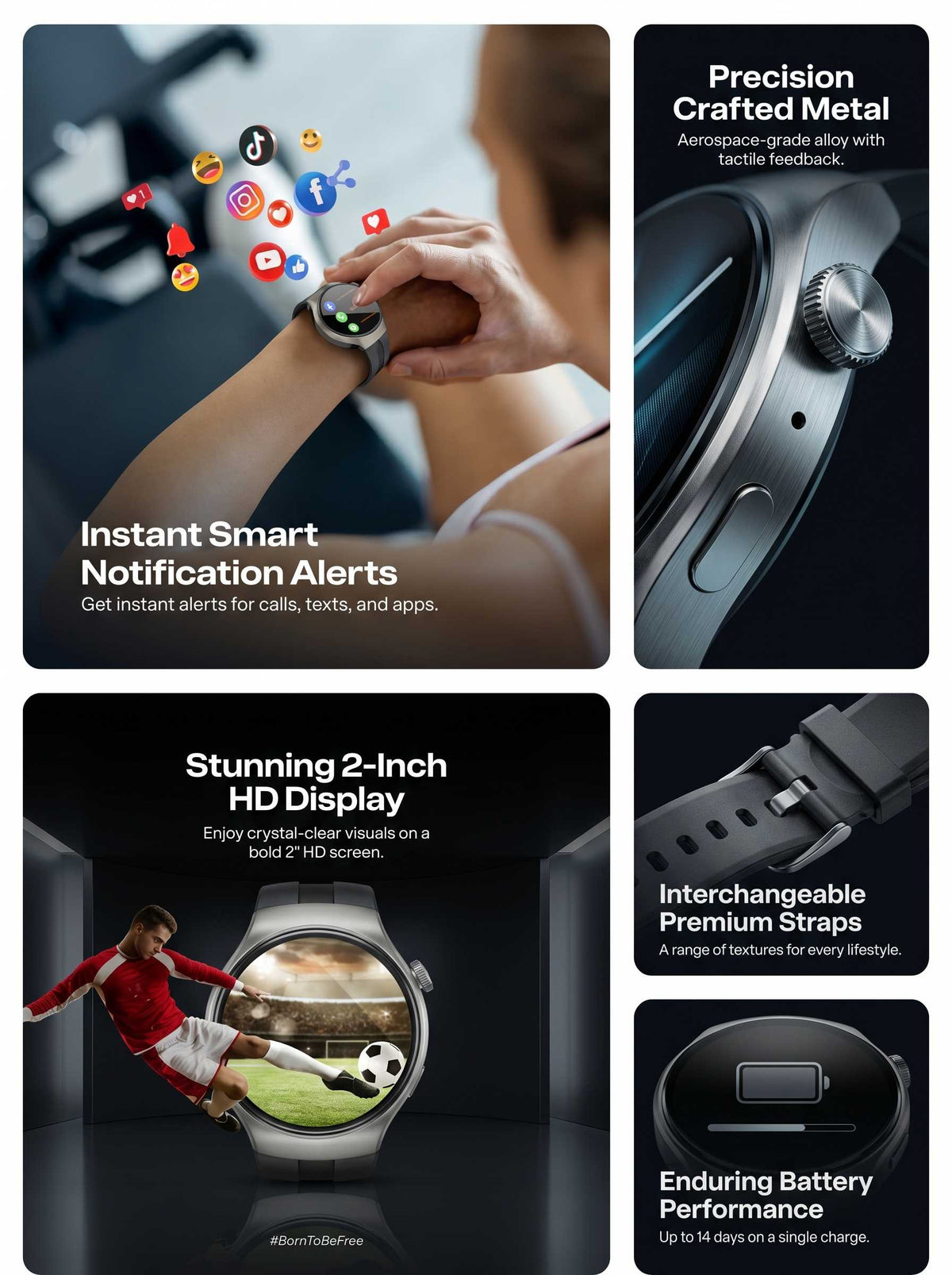 SW-161 BOSS Smartwatch – Power, Performance & Style in Every Moment