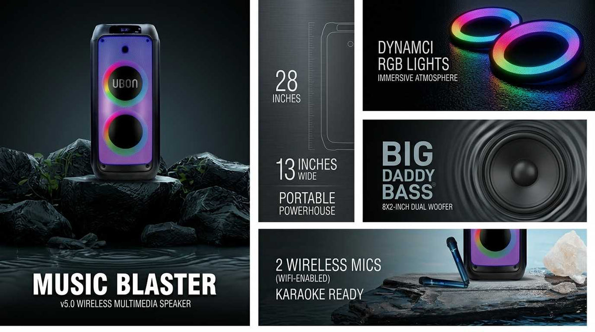 Ubon Music Blaster HT-1550 Multimedia Speaker
