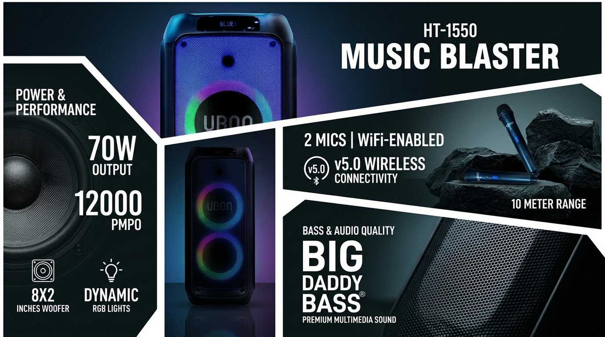 Ubon Music Blaster HT-1550 Multimedia Speaker