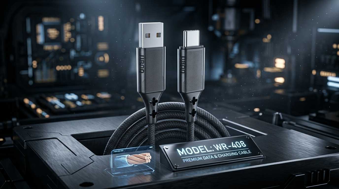 UBON WR-408: The Ultimate Type-C Braided Cable for Speed, Durability, and Convenience