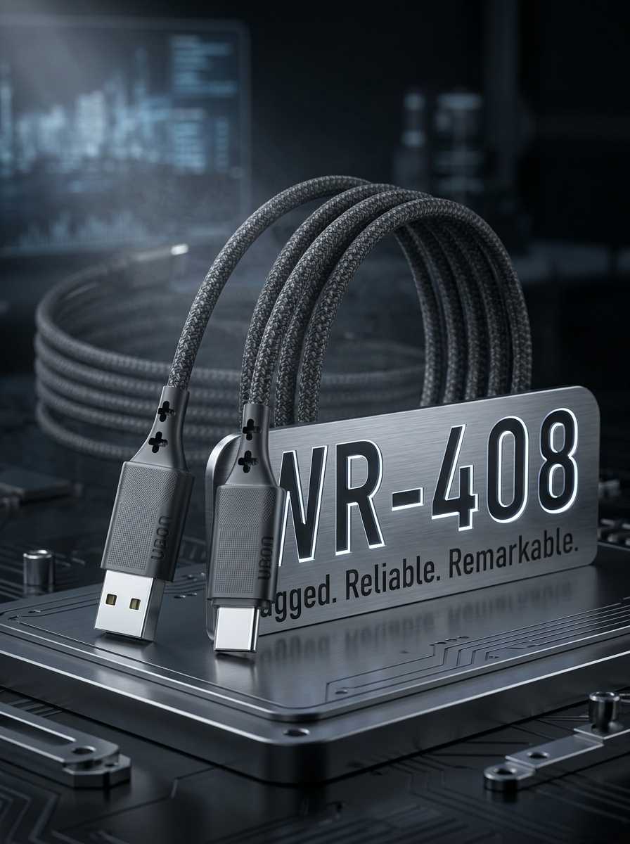 UBON WR-408: The Ultimate Type-C Braided Cable for Speed, Durability, and Convenience