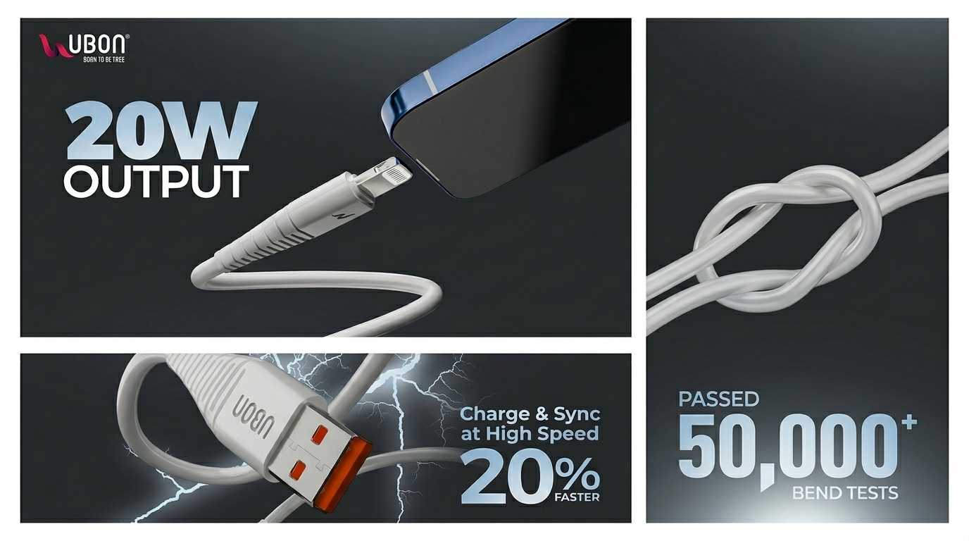 WR-470 iPH Cable Bullet series 2024 Edition: Fast, Durable, and Tangle-Free Charging Solution for All Devices