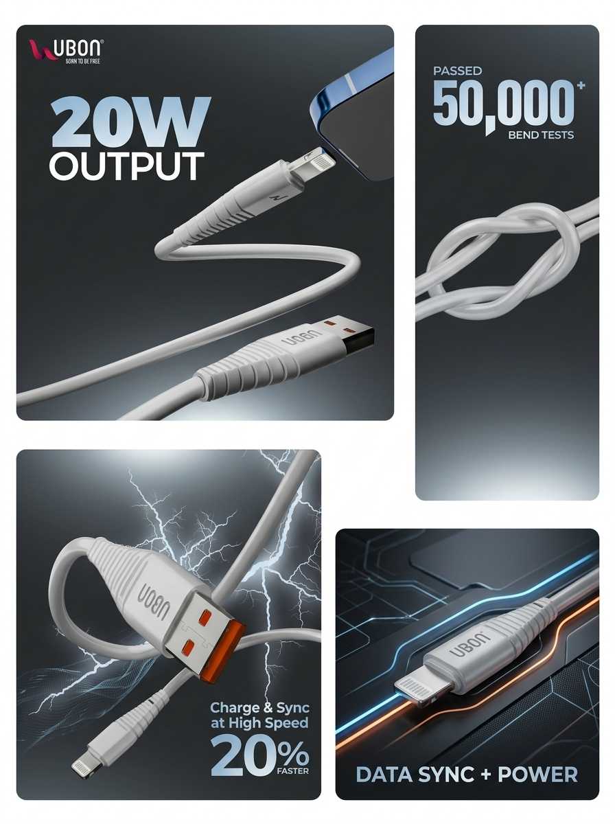 WR-470 iPH Cable Bullet series 2024 Edition: Fast, Durable, and Tangle-Free Charging Solution for All Devices